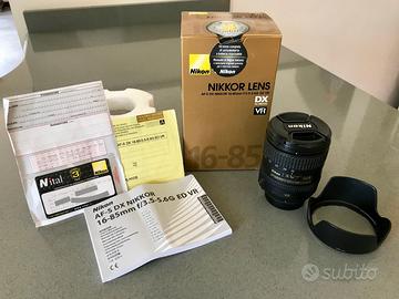 Obiettivo Nikon Nikkor 16-85 DX