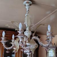 Lampadario in vetro di Murano
