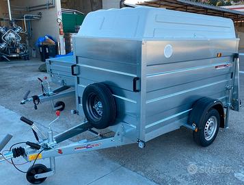CARRELLO RIMORCHIO MODELLO PT6F TRASPORTO COSE CON