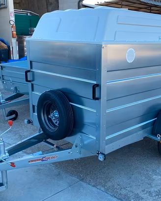CARRELLO RIMORCHIO MODELLO PT6F TRASPORTO COSE CON