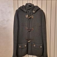 Cappotto Bark verde kaki