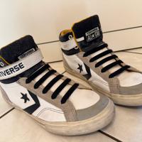 Scarpe Sneakers Converse All Star alte velcro 37
