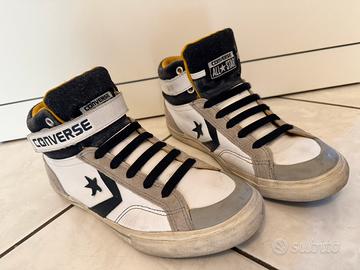 Scarpe Sneakers Converse All Star alte velcro 37