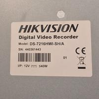 Dvr Hikvision 16 Ch Analogici DS-7216HVI-SH/A con 
