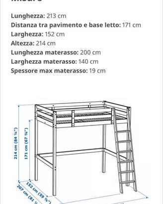 letto a soppalco