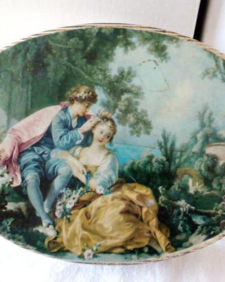 Scatola in latta caramelle Dufour