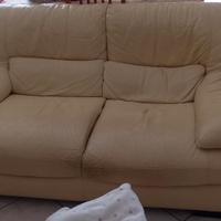 Divano in pelle Chateau d'ax