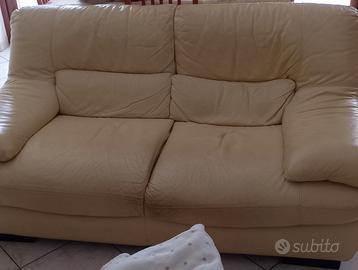 Divano in pelle Chateau d'ax