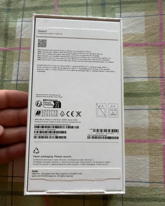Iphone 17 256 giga Azzurro