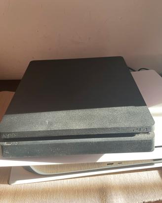 PS4 slim/solo console+cavo alimentazione USA