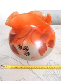 LEGRAS 1910 VASO A SFERA IN VETRO FIRMATO LIBERTY