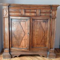 Mobile antico legno massello con cassetti e ante