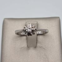 SOLITARIO DIAMANTE 0.20 CT – ORO BIANCO 18KT