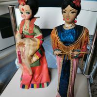 Bambole vintage cinese e Koreana
