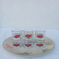 Set 6 Bicchierini In Vetro Brodo Maggi 