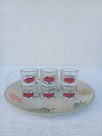 Set 6 Bicchierini In Vetro Brodo Maggi 