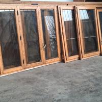 5 finestre Douglas doppio vetro