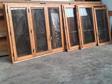 5 finestre Douglas doppio vetro