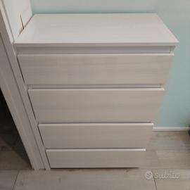 CASSETTIERA bianca 60x33xh92