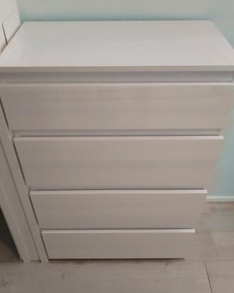 CASSETTIERA bianca 60x33xh92