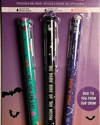 Set 3 Penne Gel Cancellabili Legami Halloween 2025