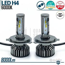 Kit Full LED H4 CANbus Luce Bianca POTENTE 6000K
