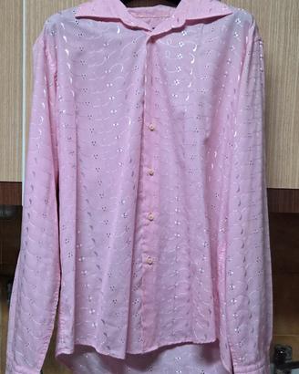 camicia rosa sangallo tg. XXL