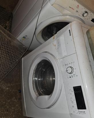 2 lavatrici Hoover e Beko da sistemare