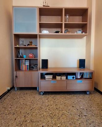 Mobile libreria e TV