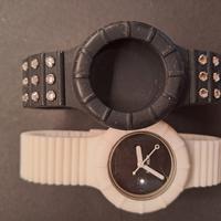 Orologio hip hop con secondo cinturino 