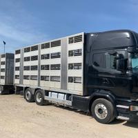 Camion Tr. animali vivi (motrice e rimorchio)