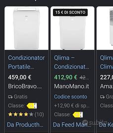 condizionatore portatile qlima