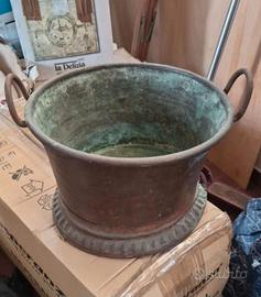 Copri vaso rame