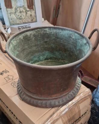 Copri vaso rame