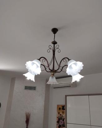 Lampadario casa color rame