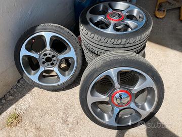 Cerchi in lega 500 abarth 17 originali fiat