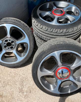 Cerchi in lega 500 abarth 17 originali fiat