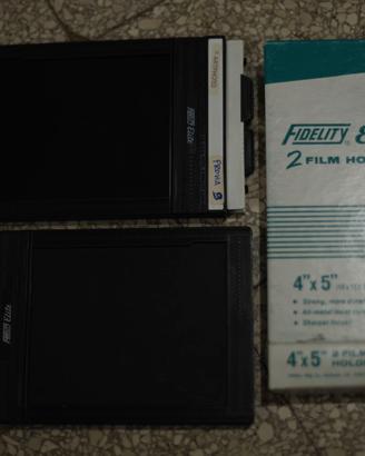 CHASSIS FIDELITY ELITE  PELLICOLE PIANE 9X12cm 4x5
