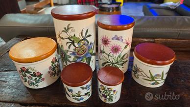 Set 4 Barattoli Portmeirion "The Botanic Garden" 