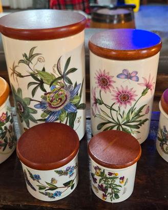 Set 4 Barattoli Portmeirion "The Botanic Garden" 