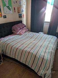 Letto baule matrimoniale king size + materasso