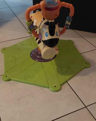 Zebra saltella e gira fisher price