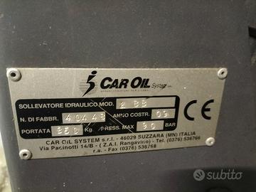 pedana idraulica 350kg