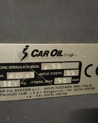 pedana idraulica 350kg