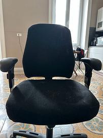 Sedia da lavoro con rotelle