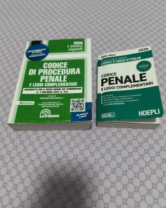 Codice Penale + Codice di Procedura Penale 2026