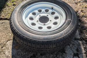 Cerchio e gomma scorta SAMURAI bianco 205/70R16