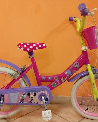 Bici bimba 16" Disney PARI AL NUOVO 
