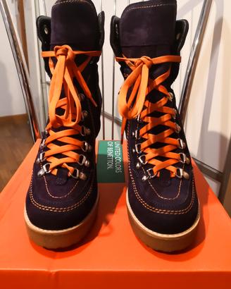 Polacchini donna Benetton tg. 39 usati 