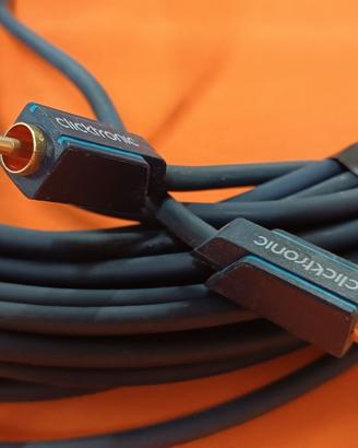 Cavo audio RCA Clicktronic 20 metri